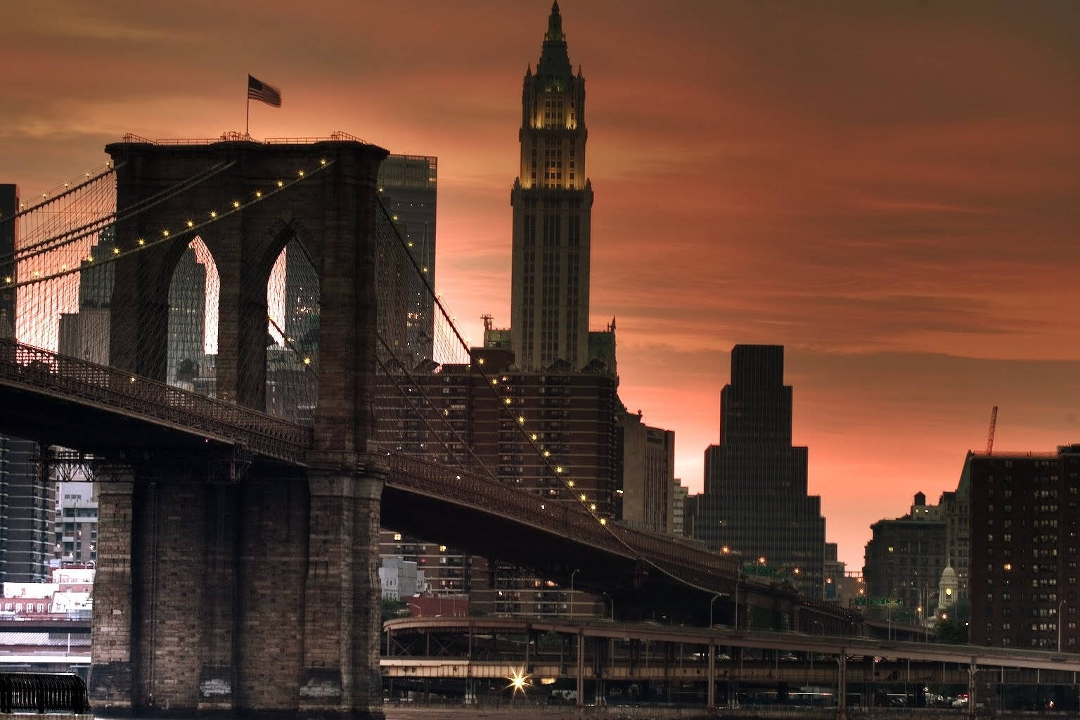 When In New York, The Brooklyn Bridge Needs To Be On Your Must-see List! Wallpaper