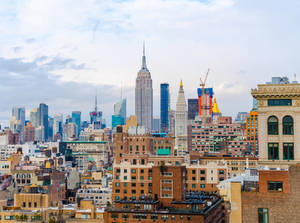 New York Cityscape View From Above Wallpaper