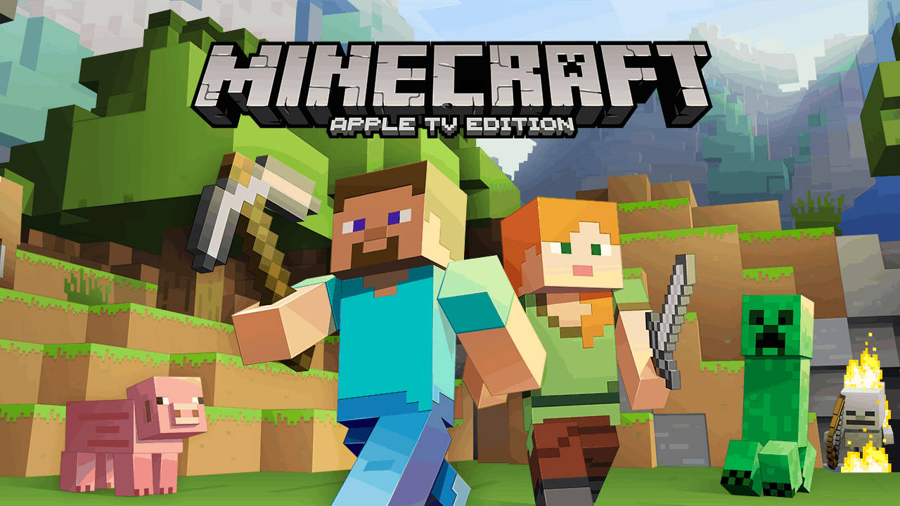 1280x720 Minecraft Apple Tv Edition Wallpaper