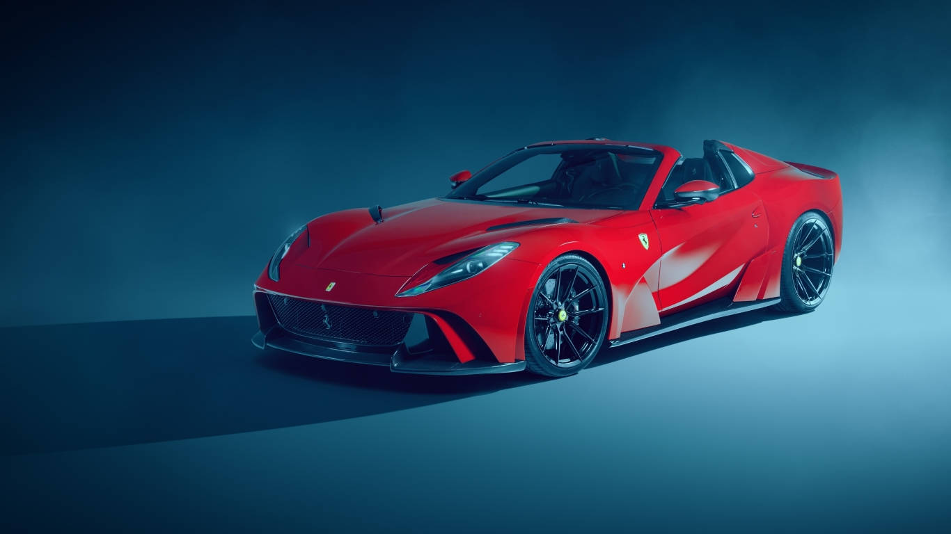 1366x768 Ferrari Hd Red 812 Superfast Wallpaper