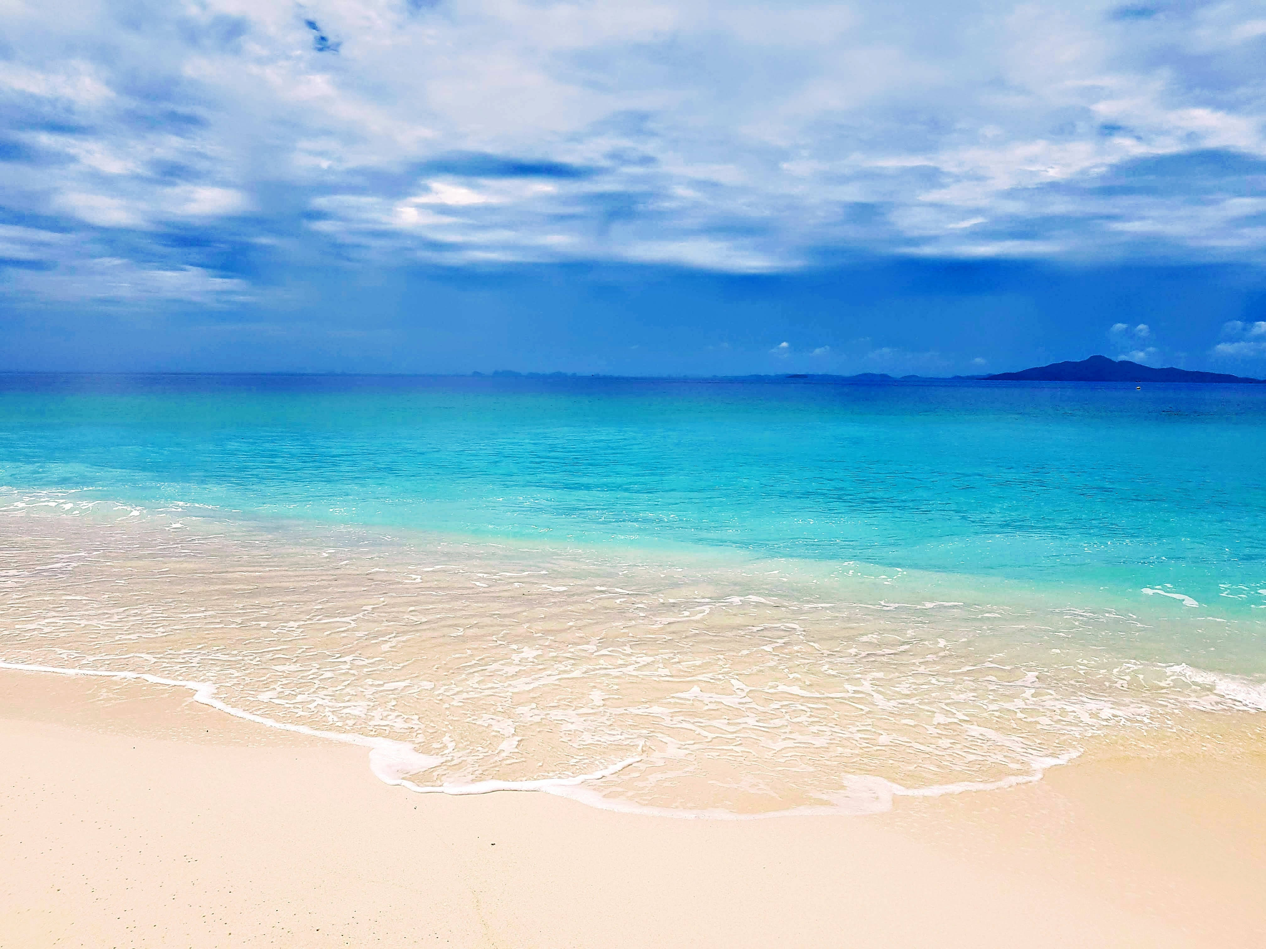 1920x1080 Hd Beach Desktop Blue Summer Sky Wallpaper