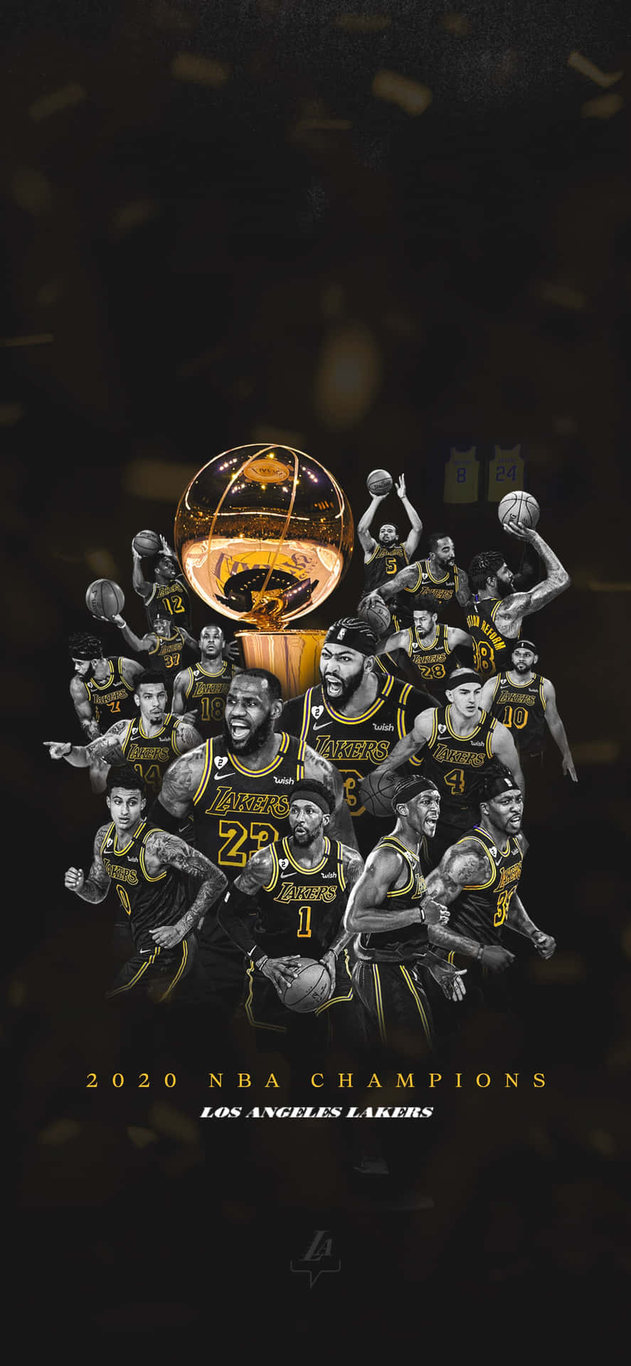 2020 Lakers N B A Champions Wallpaper WallpapersOK