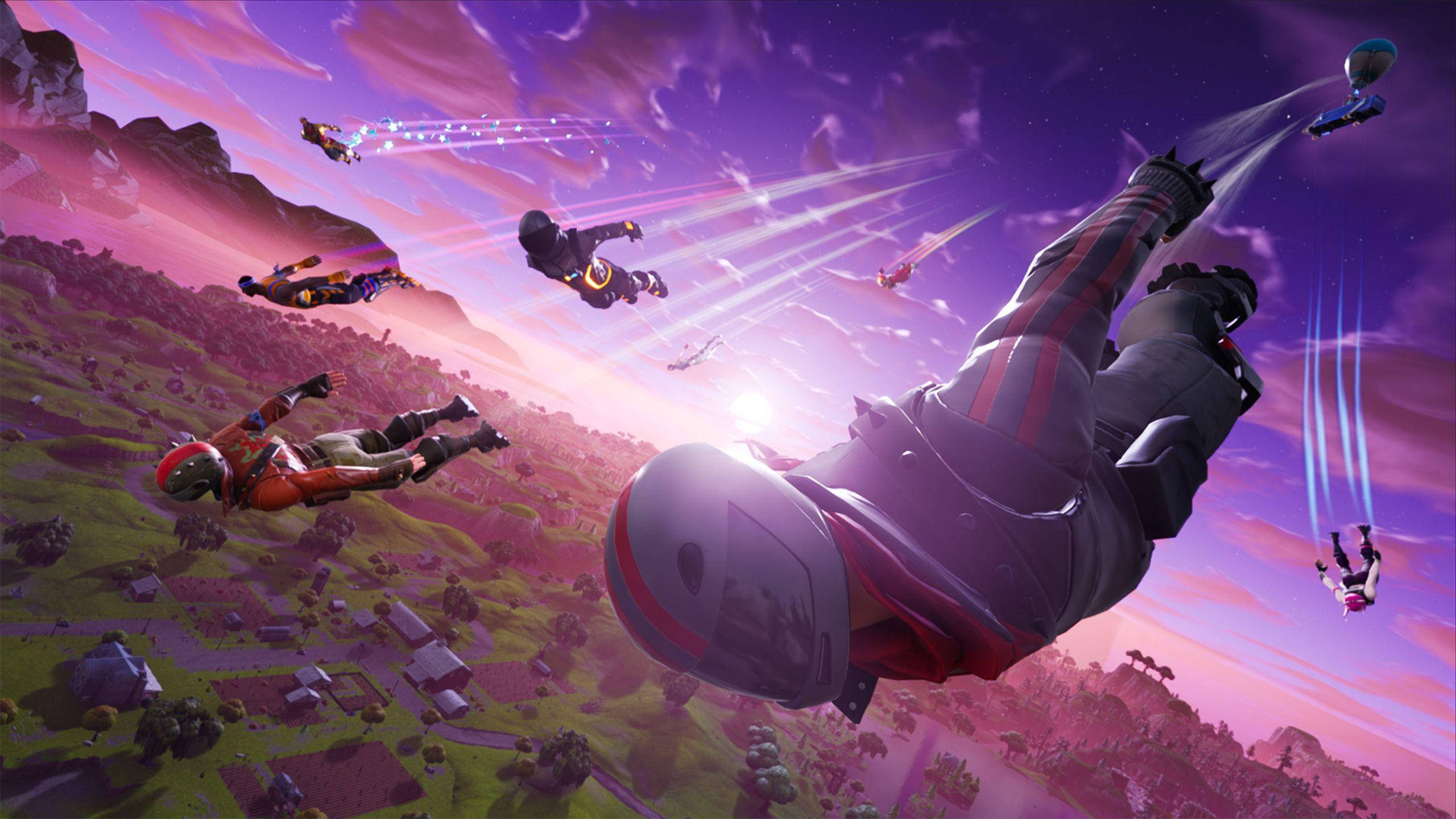 2560x1440 Gaming Fortnite Battle Royal Wallpaper