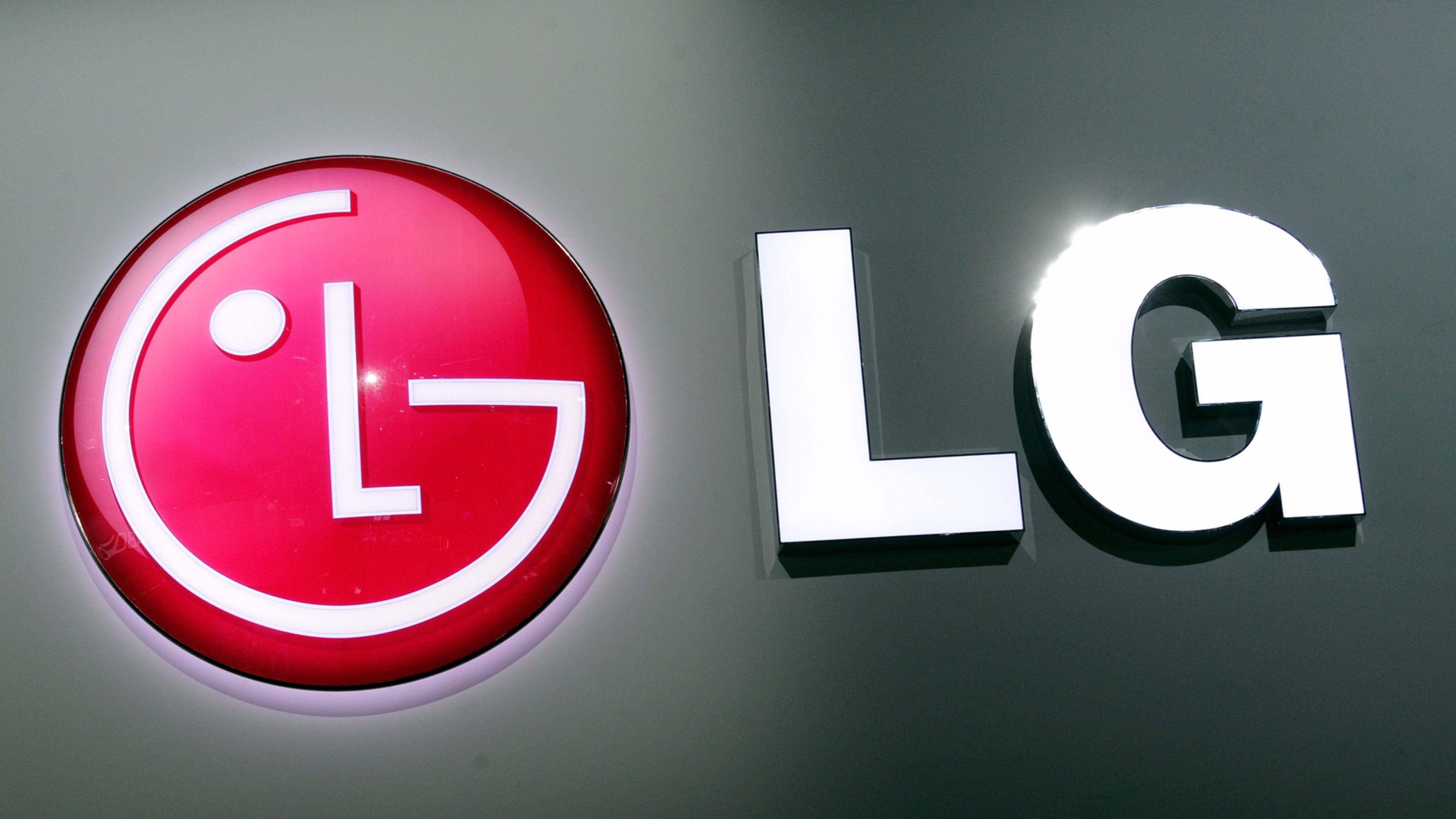 3d Lg Tv Logo Wallpaper