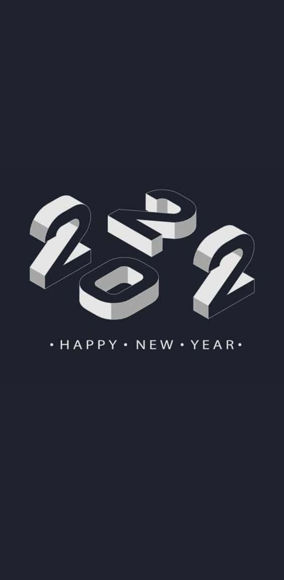 3d Numbers New Year 2022 Wallpaper