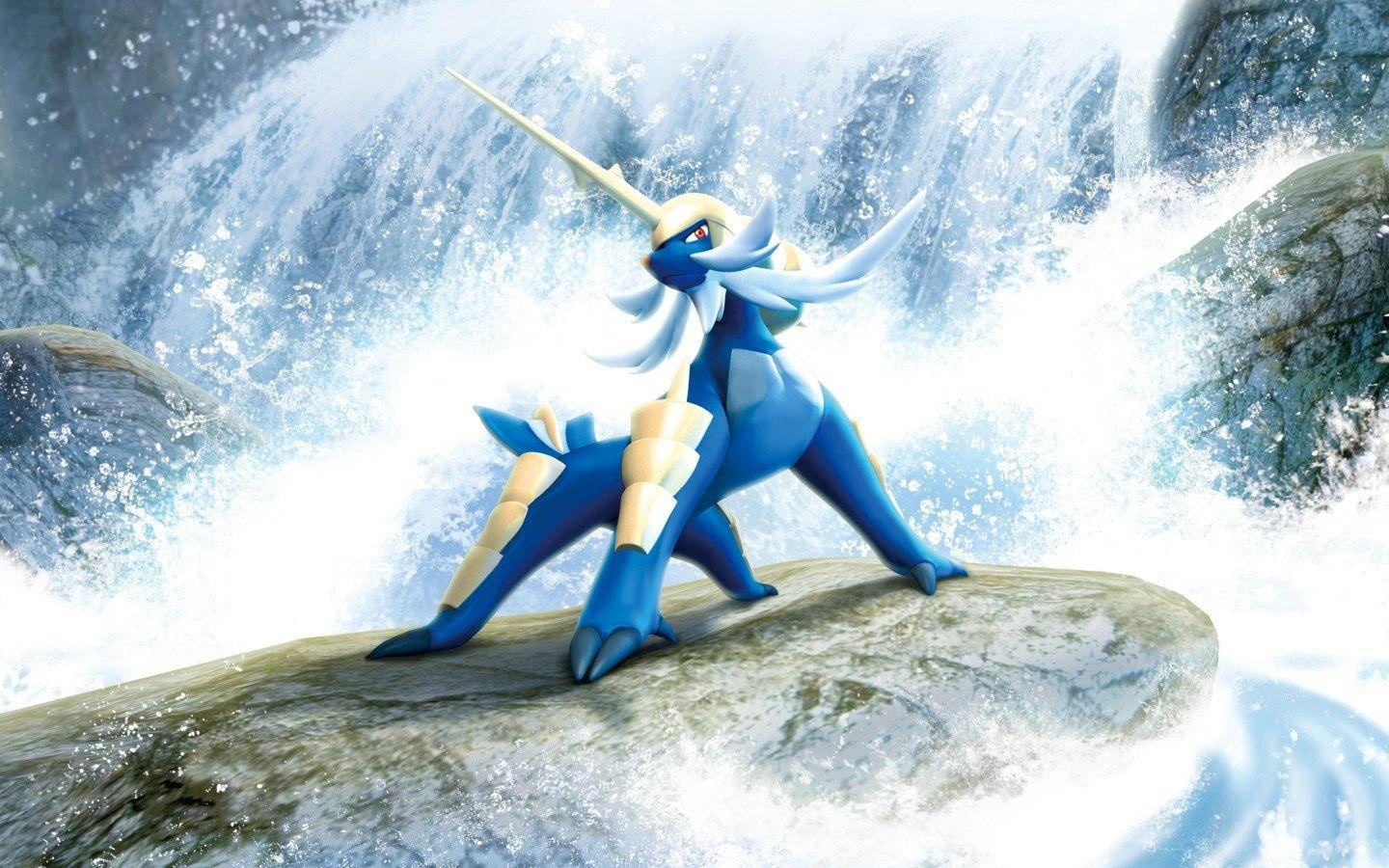 3d Samurott On A Rock Wallpaper