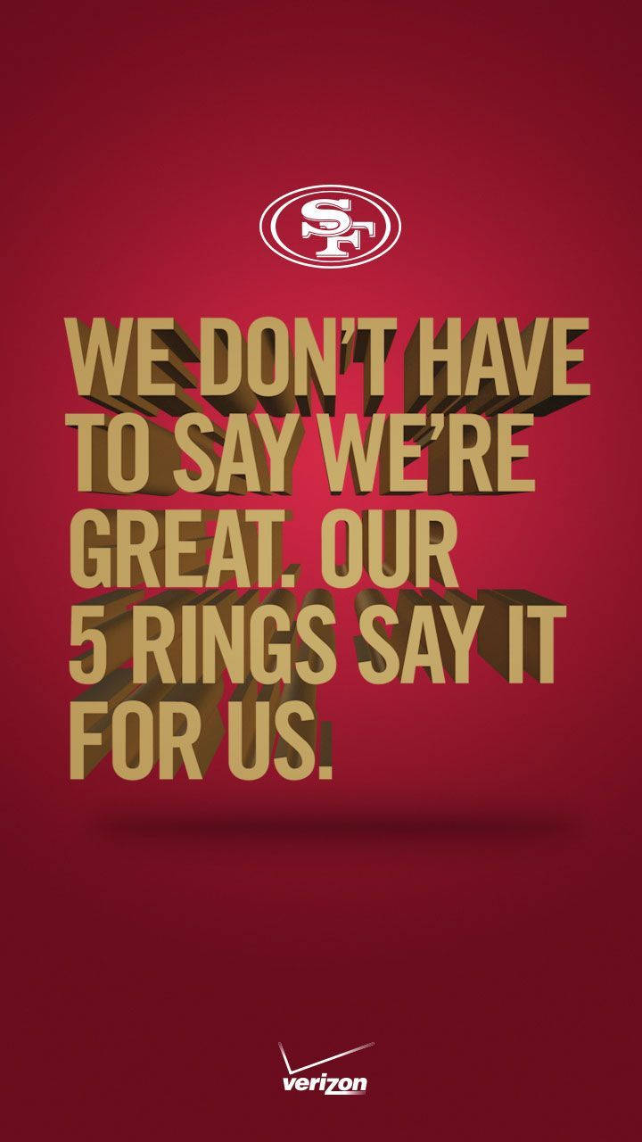 49ers Motivational Quote Wallpaper