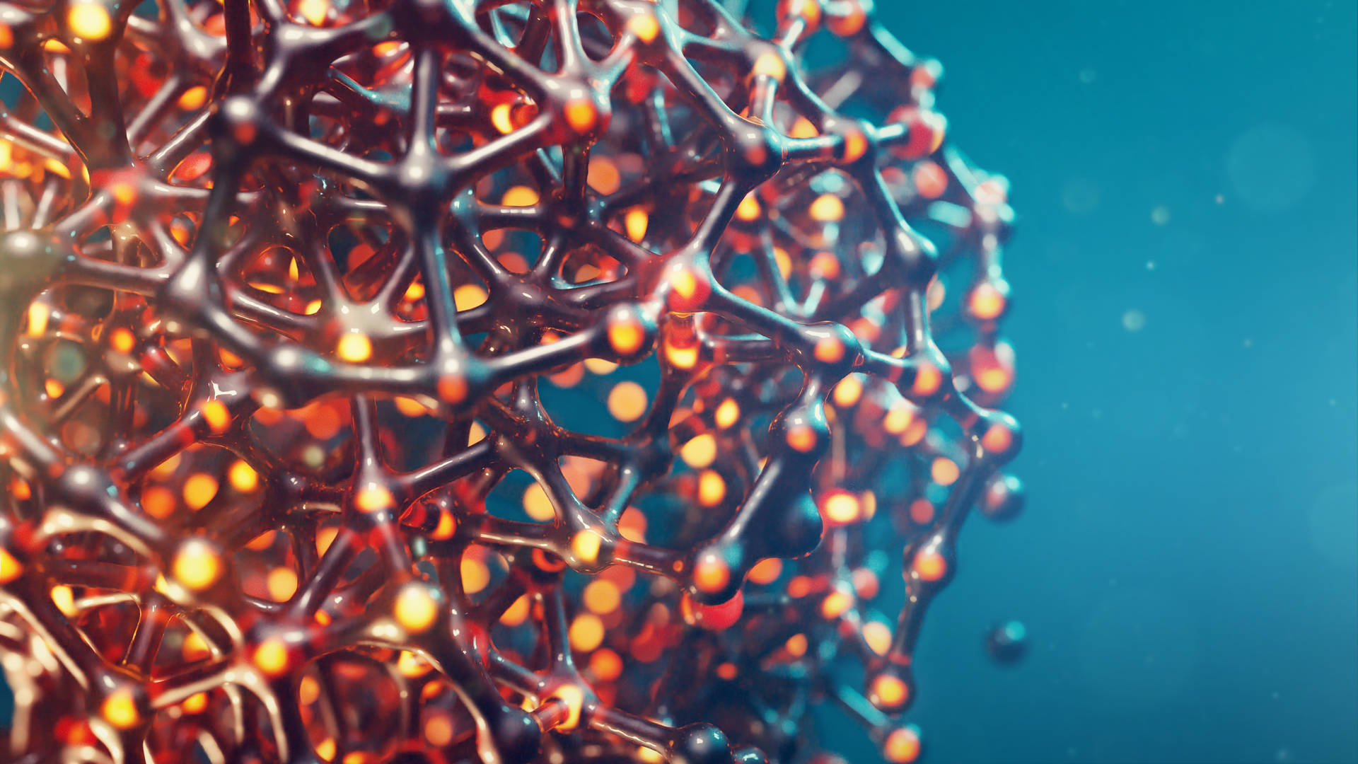 4d Ultra Hd Molecule Wallpaper