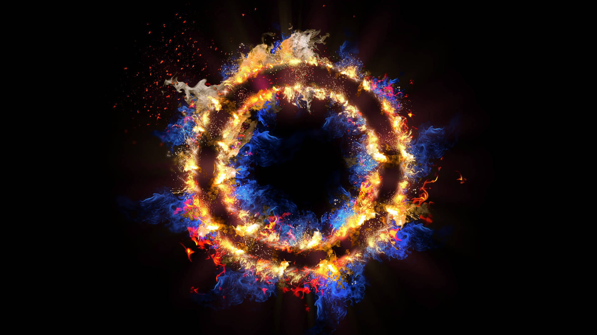 4d Ultra Hd Ring Of Fire Wallpaper