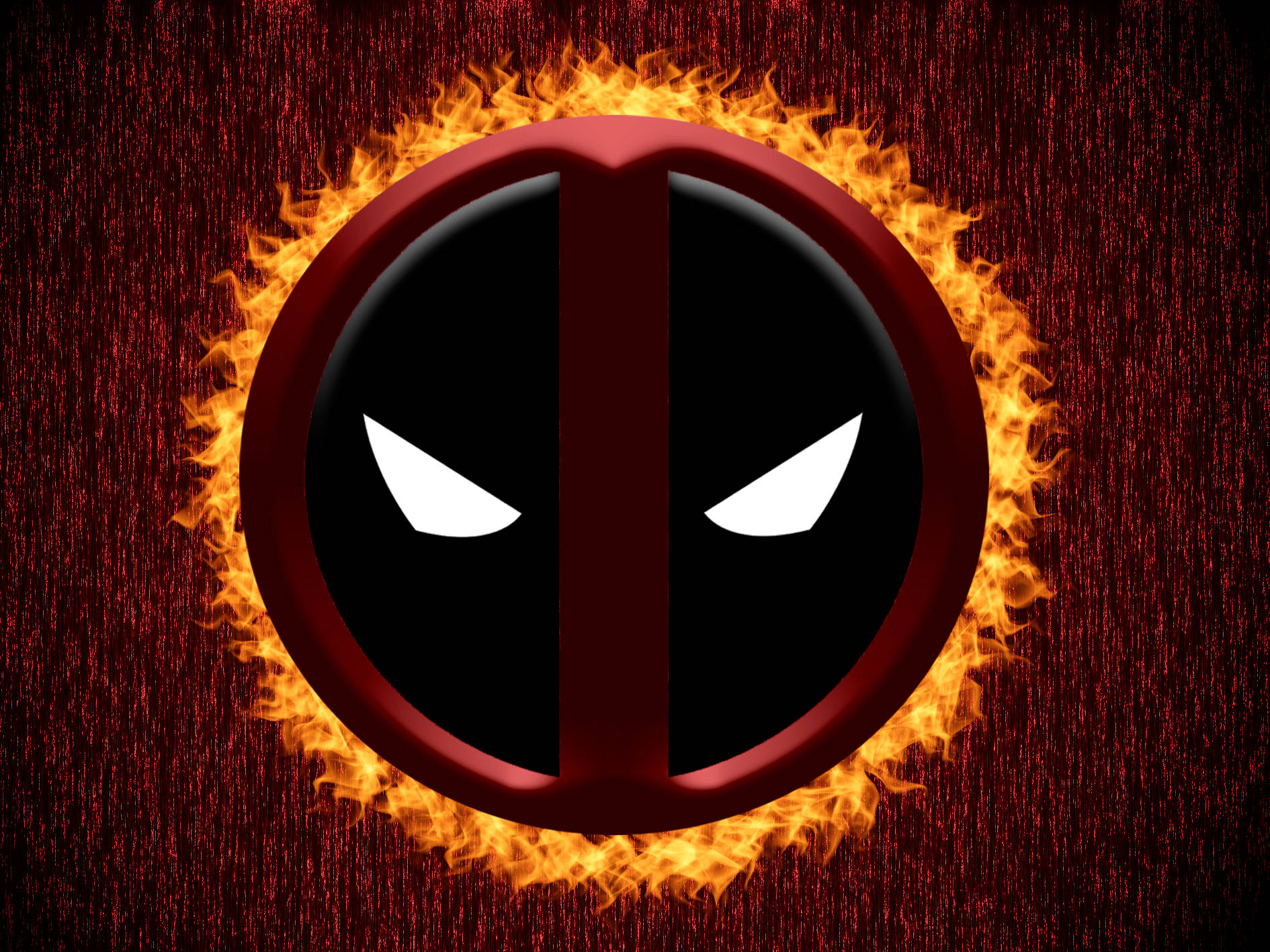 4k Deadpool Symbol Wallpaper