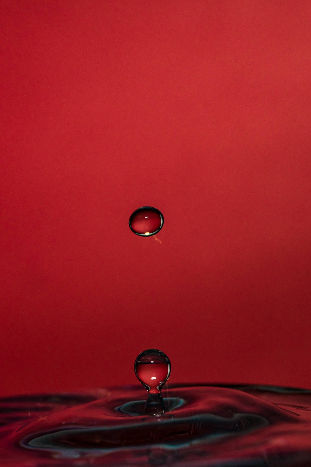4k Iphone Red Liquid Wallpaper