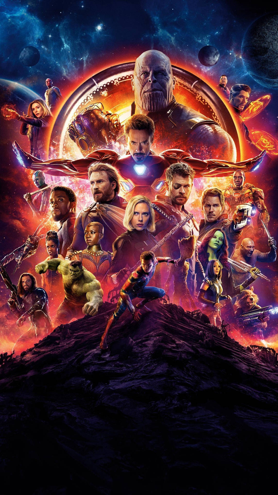 4k Phone Background Avengers Infinity War Wallpaper