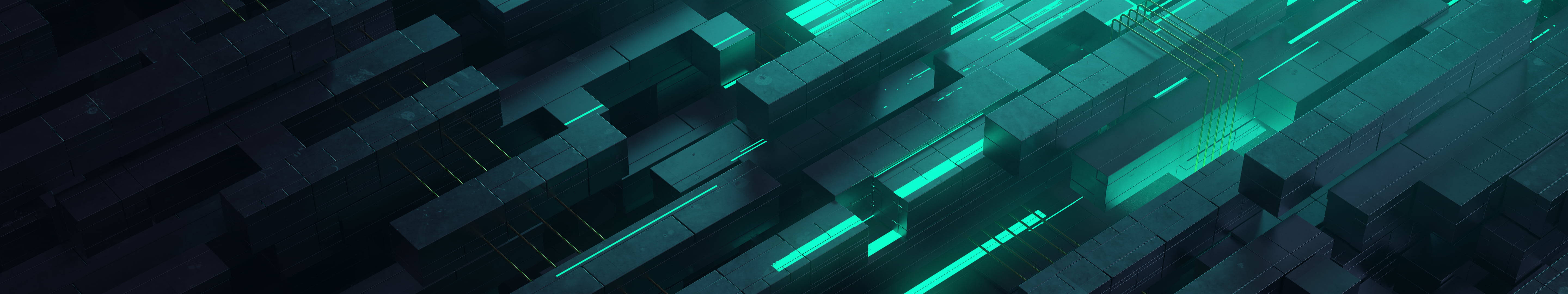 4k Ultra Hd Dark Teal Columns Wallpaper