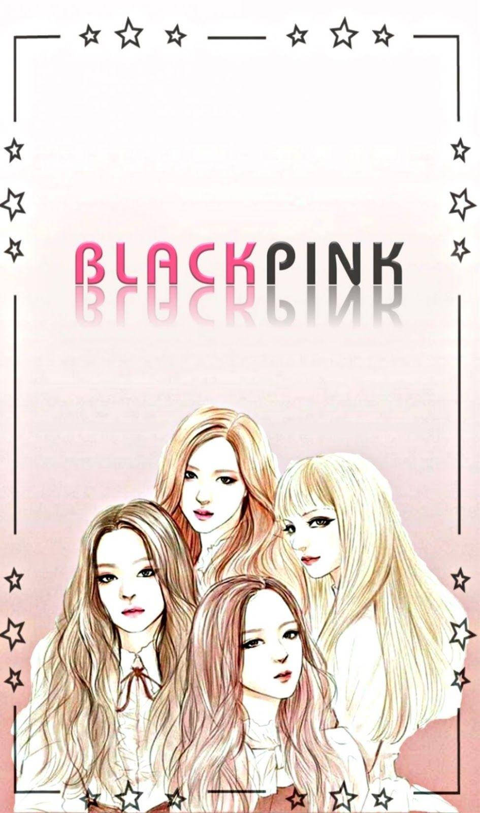 '90s Blackpink Anime Version Wallpaper