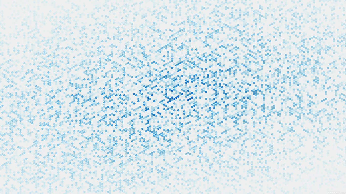 A Blue And White Drawing With Dots On It Wallpaper