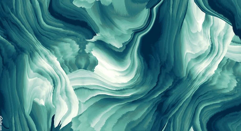 A Blue And White Marble Pattern Wallpaper