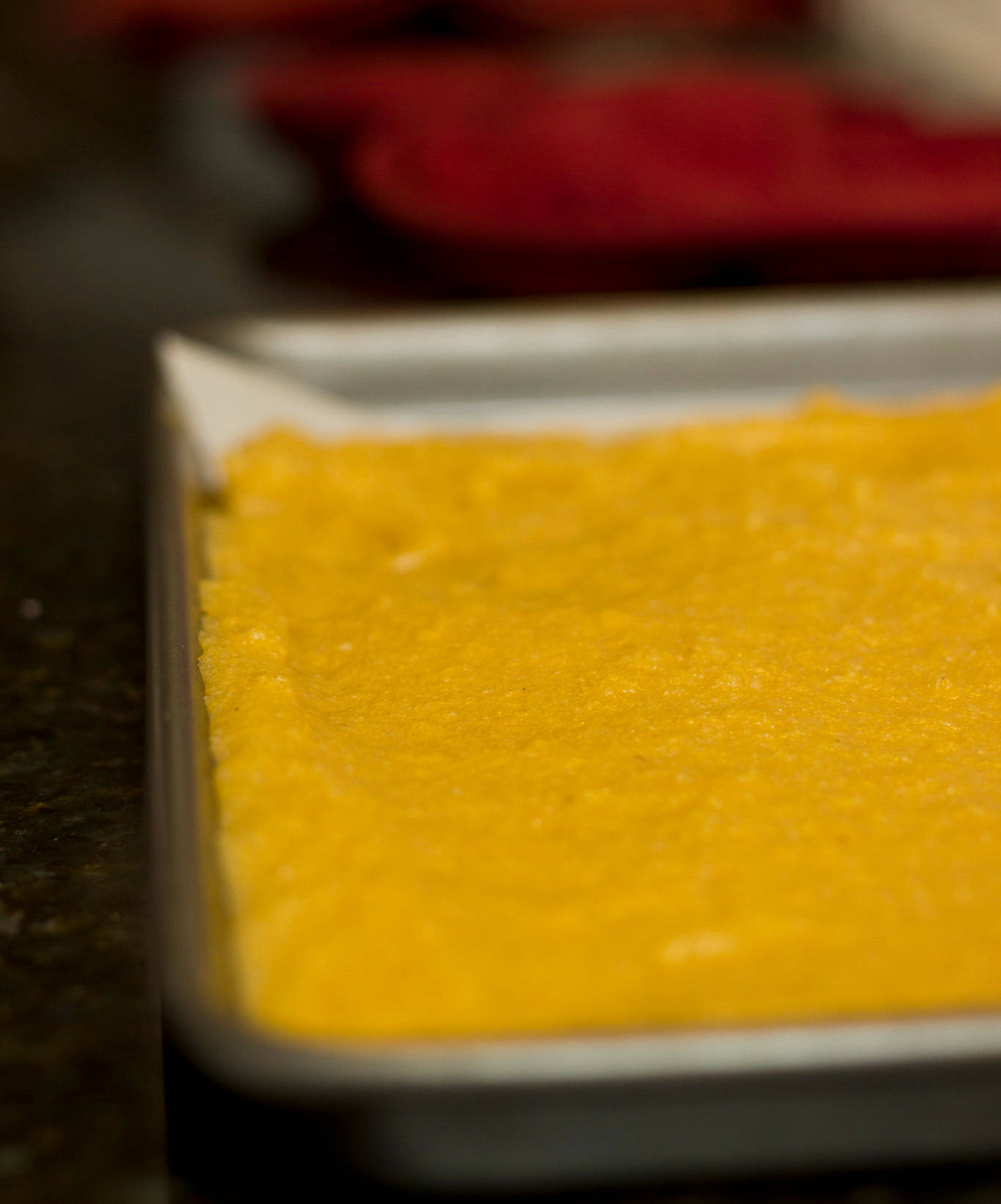 A Close-up Picture Of A Cornmeal-based Dish, Polenta. Wallpaper