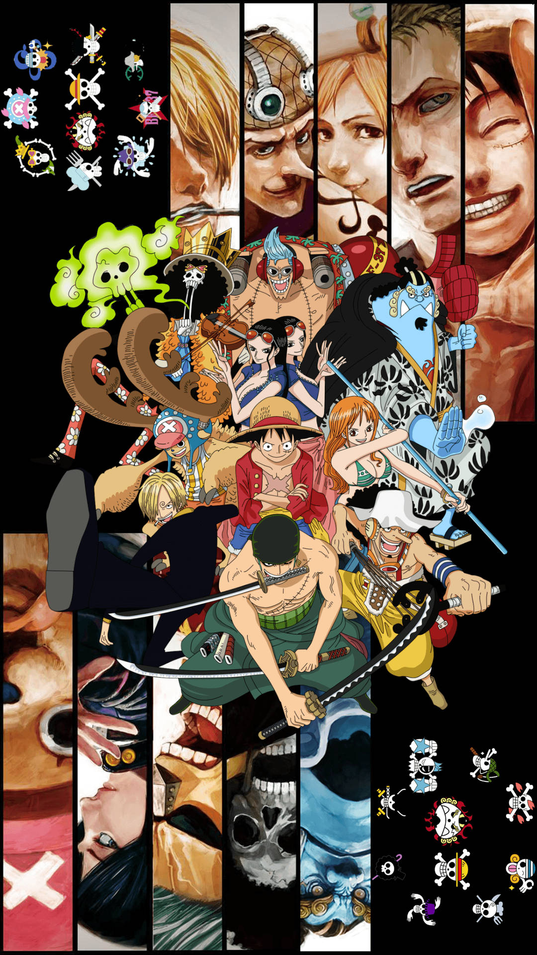 A Collection Of Our Favorite One Piece Characters Wallpaper