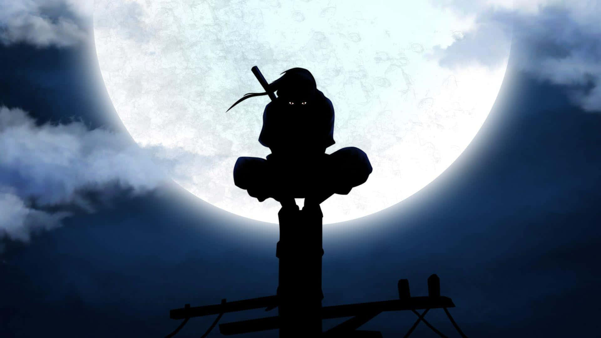 A Cool Itachi In His Signature Pose Wallpaper