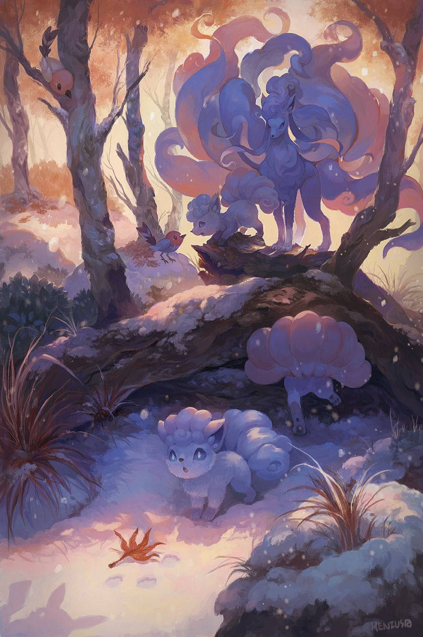 A Creative Vulpix Piece Wallpaper