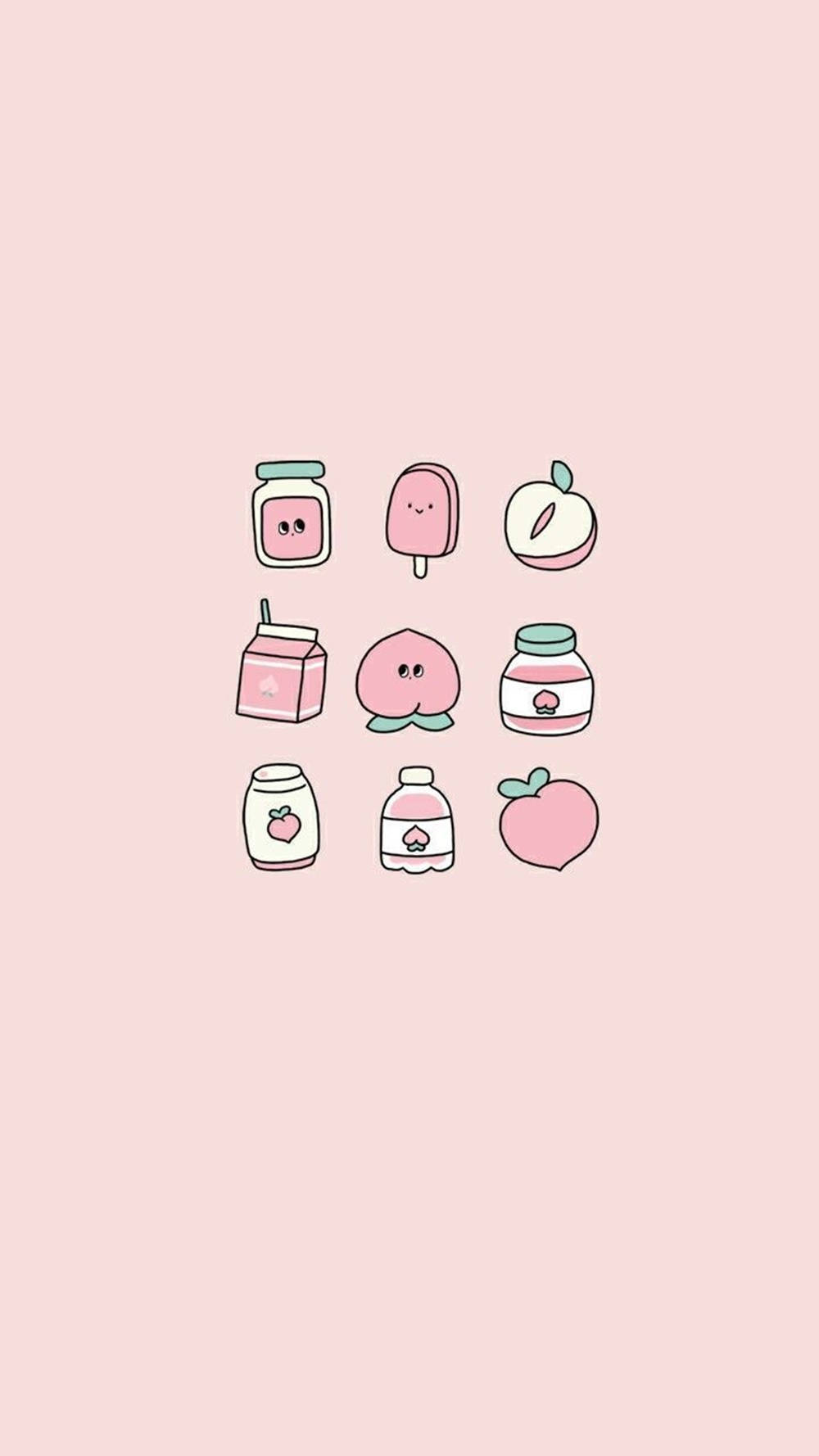 A Cute Kawaii Aesthetic With A Pastel Vibe. Wallpaper