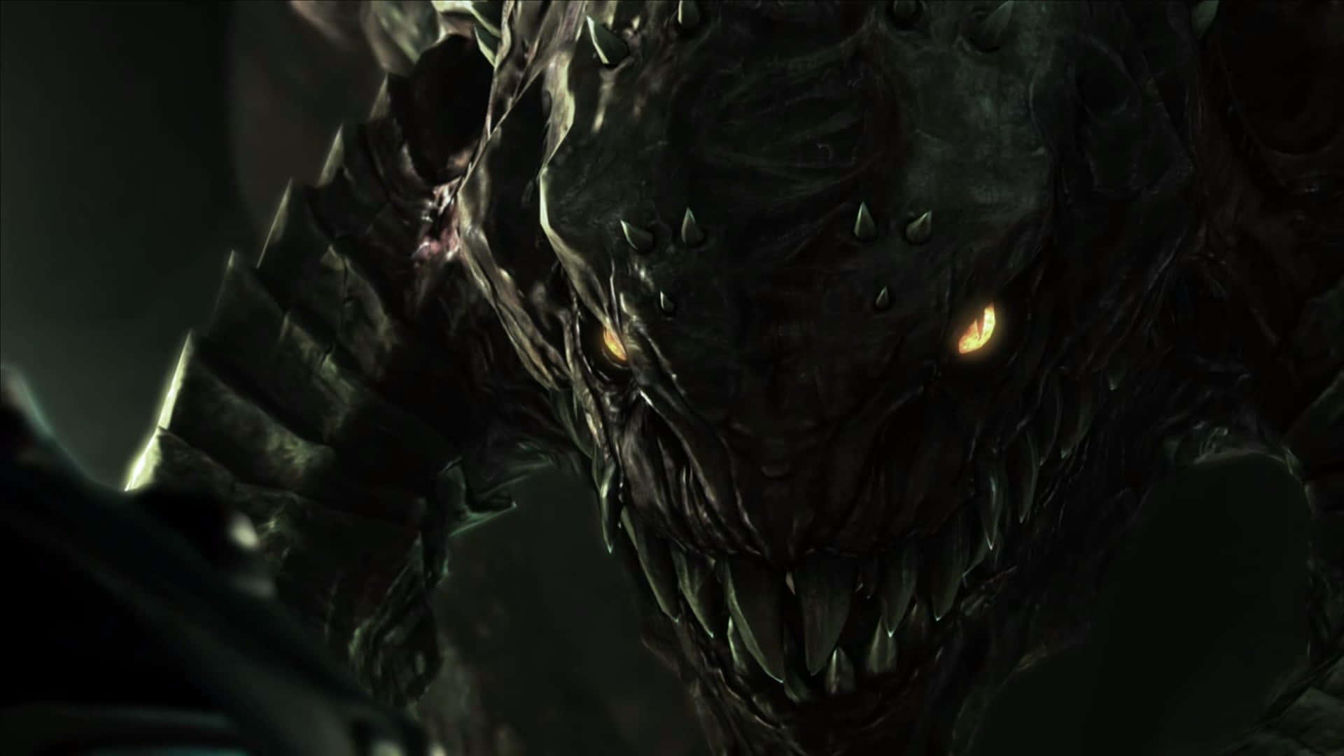 A Dark Creature With A Large Head Wallpaper