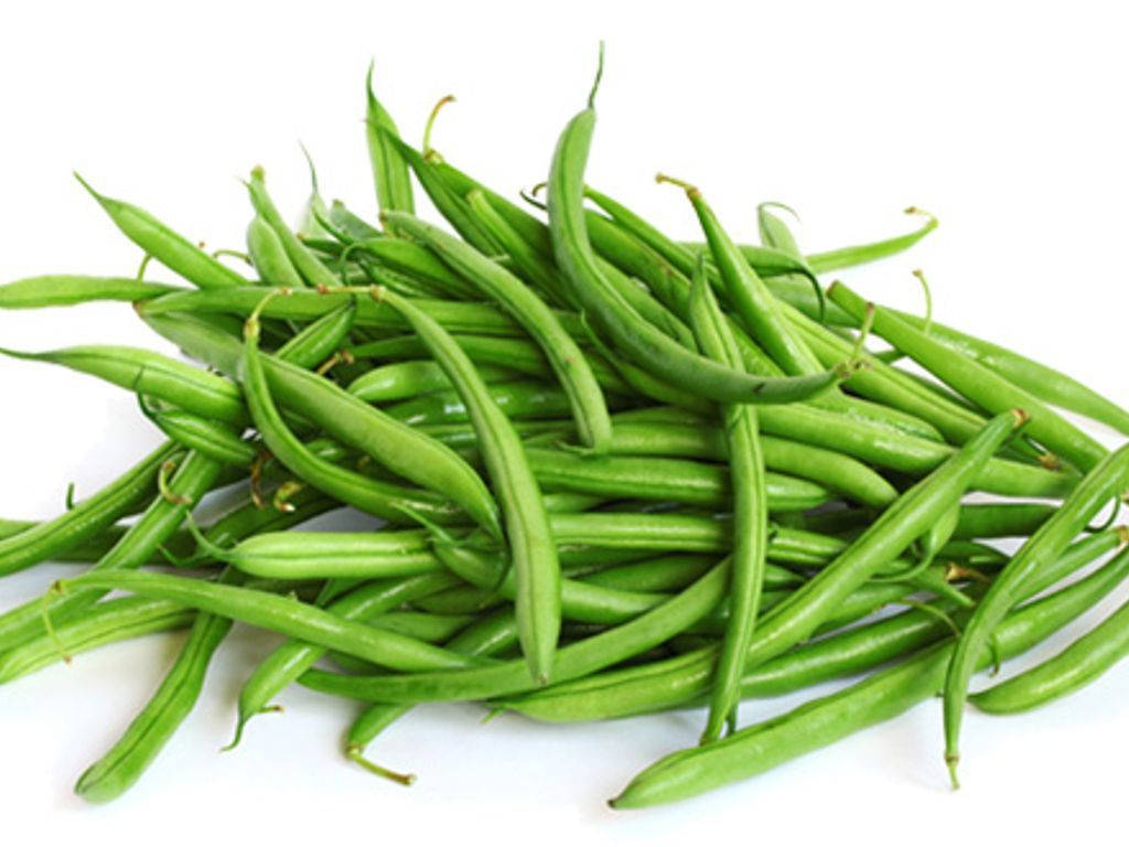 A Fresh Bundle Of Green Beans Wallpaper