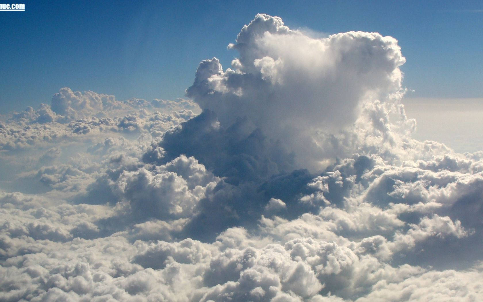 A Large Cloud Is Seen From The Air Wallpaper