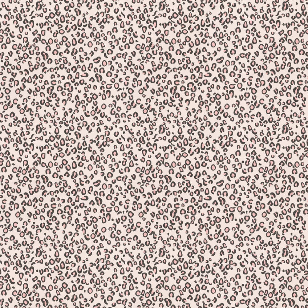 A Pink And Brown Leopard Print Wallpaper Wallpaper