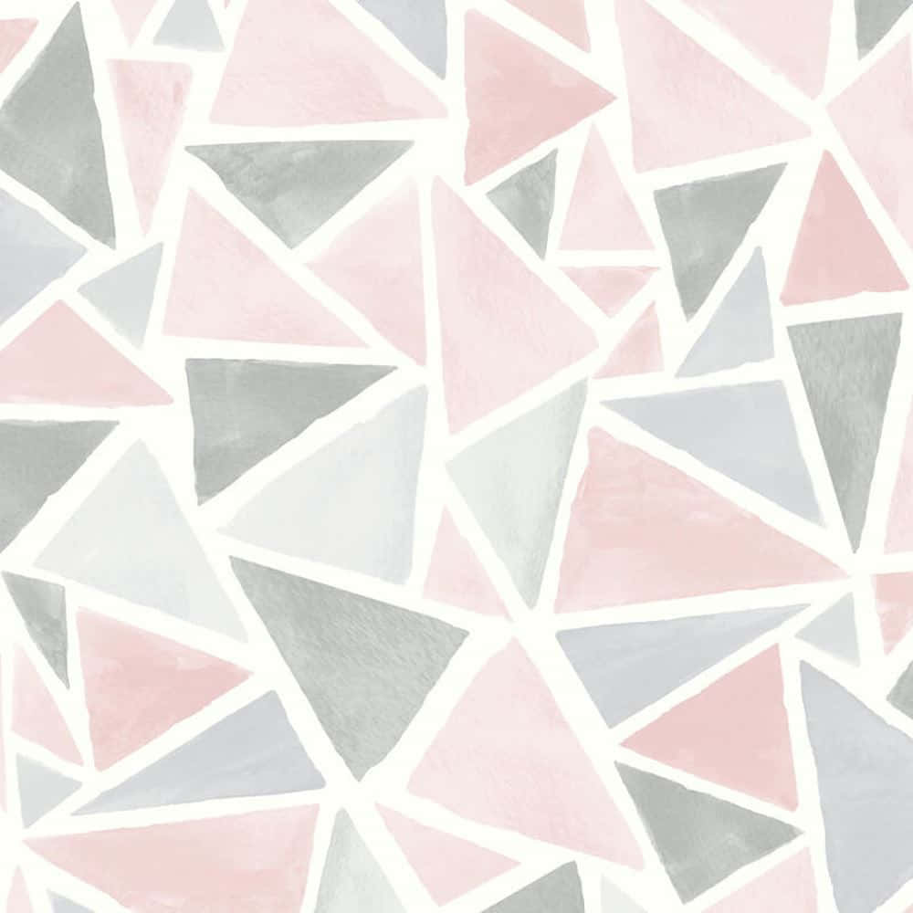 A Pop Of Pink In A Grey Landscape Wallpaper
