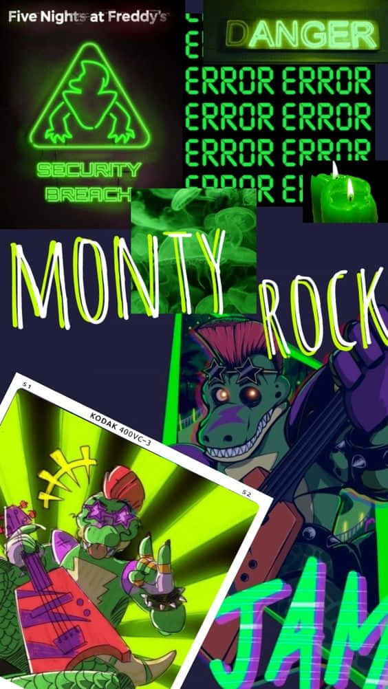 A Poster With The Words Mony Rock Jam Wallpaper