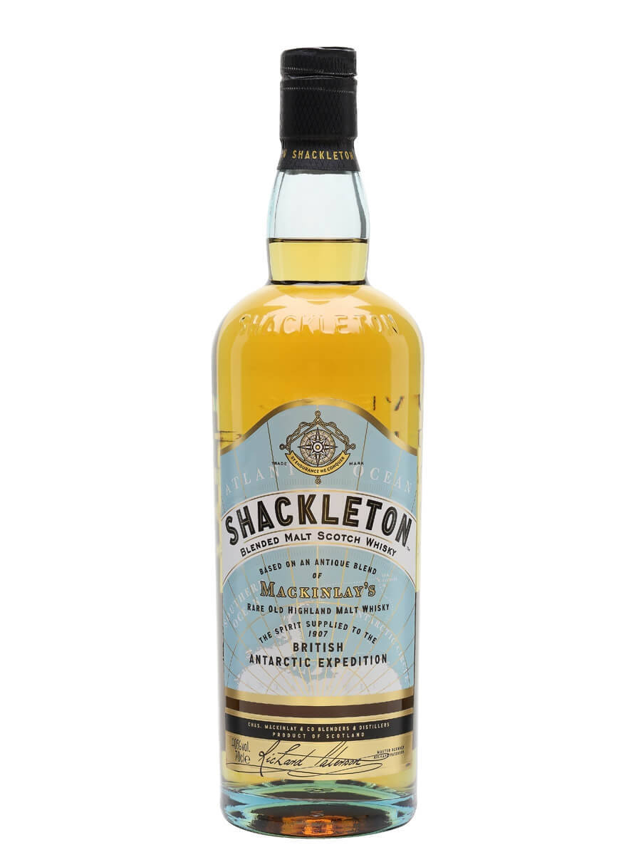 A Premium Bottle Of Shackleton Blended Malt Scotch Whisky Wallpaper