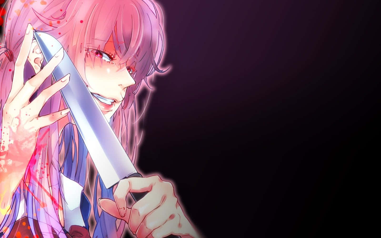 A Psycho Anime Girl, Lurking In The Shadows
