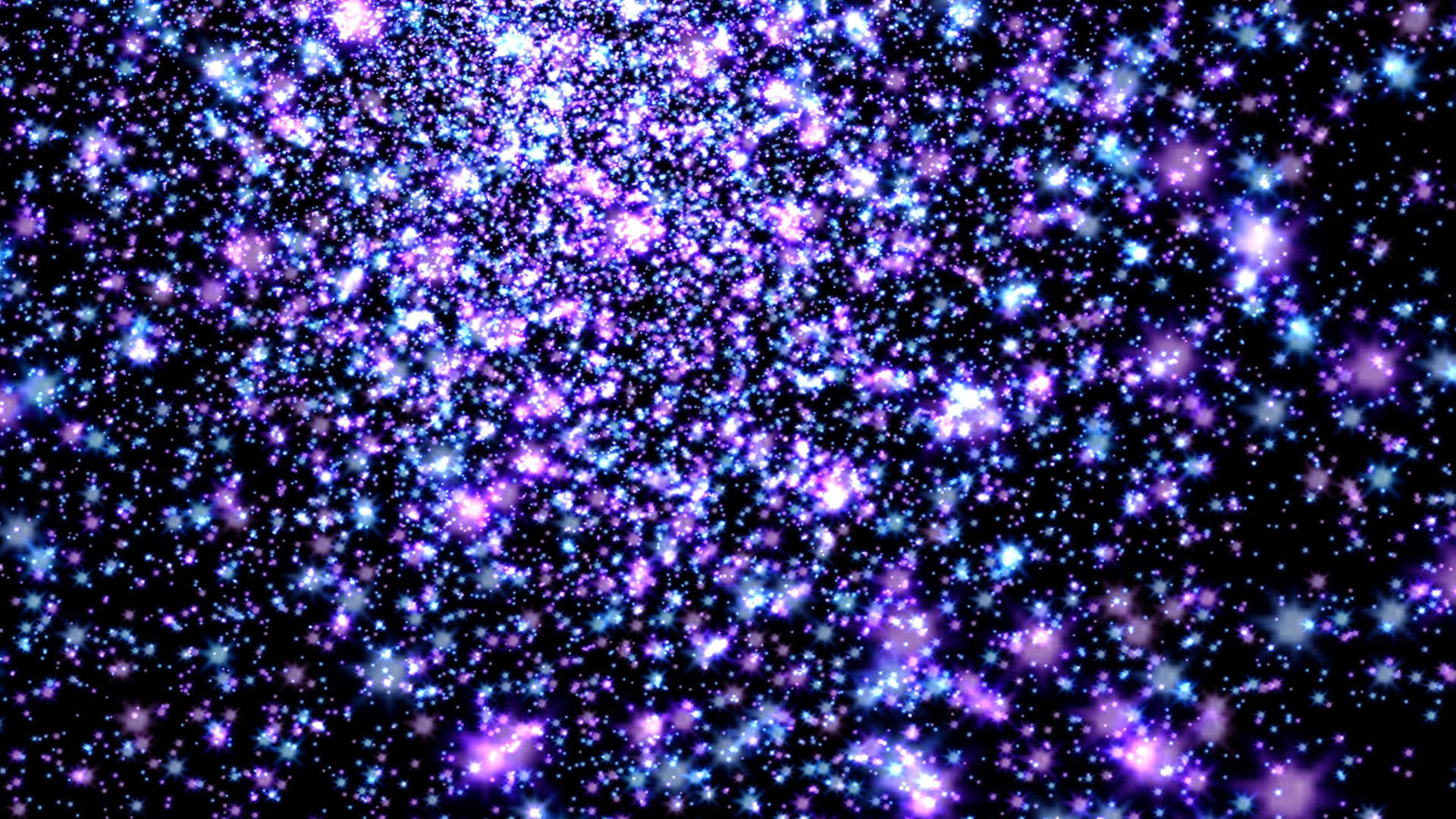 A Purple And Blue Starry Sky Wallpaper