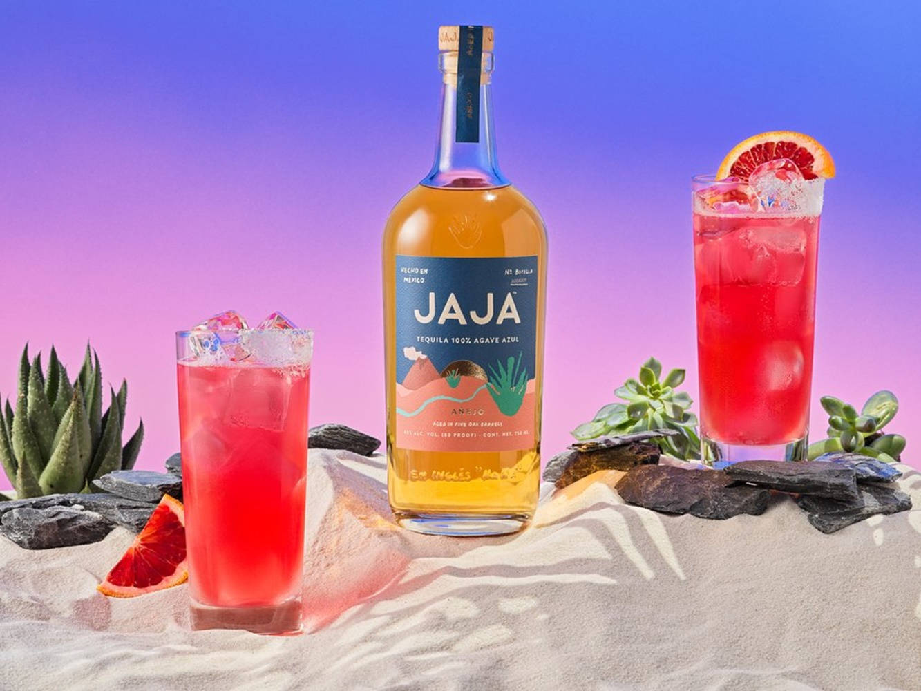 A Refreshing Jaja Tequila And Tropical Pomelo Cocktail Wallpaper