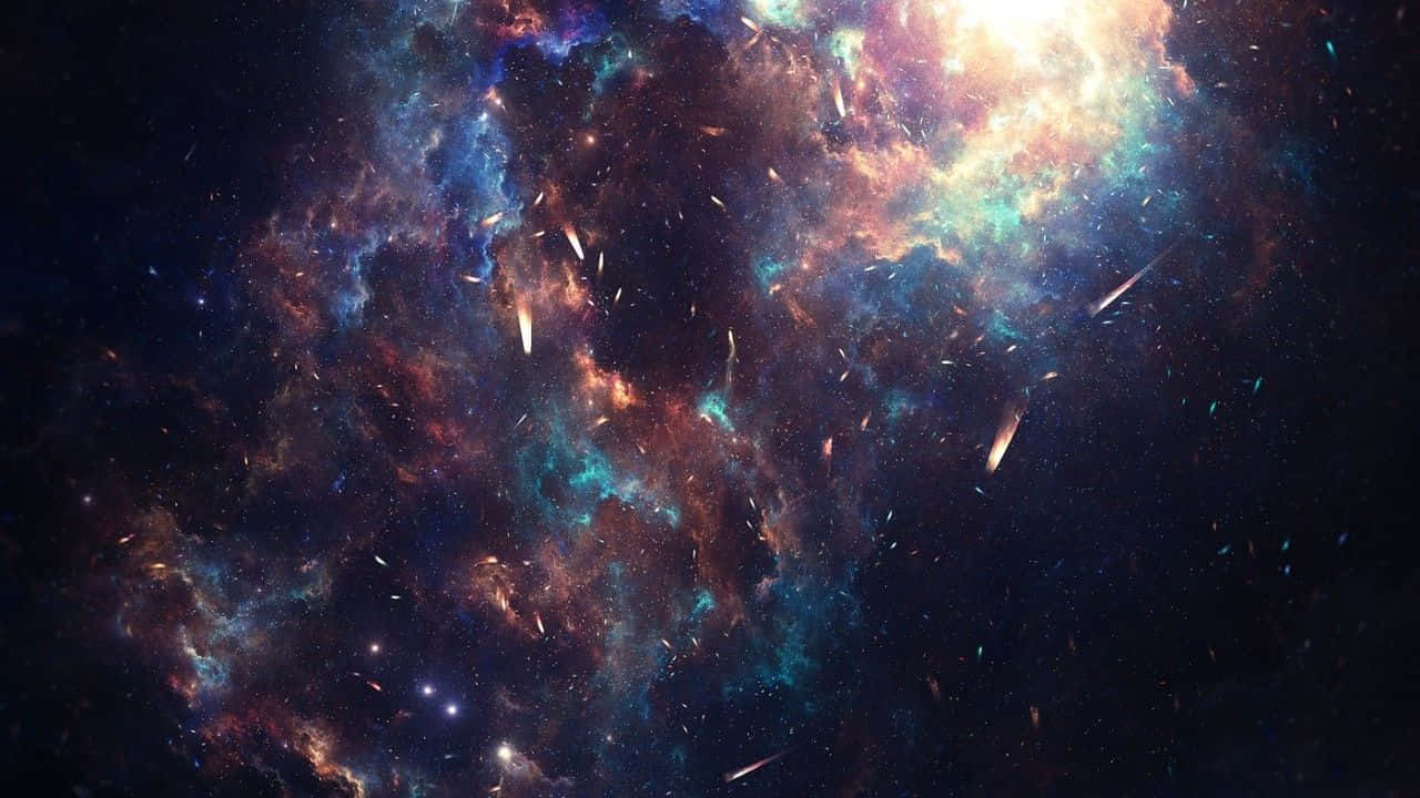 A Space With Stars And Nebulas Wallpaper