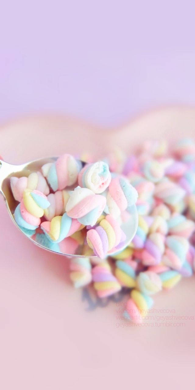 A Spectacular 3d Vision Of Marshmallows Wallpaper