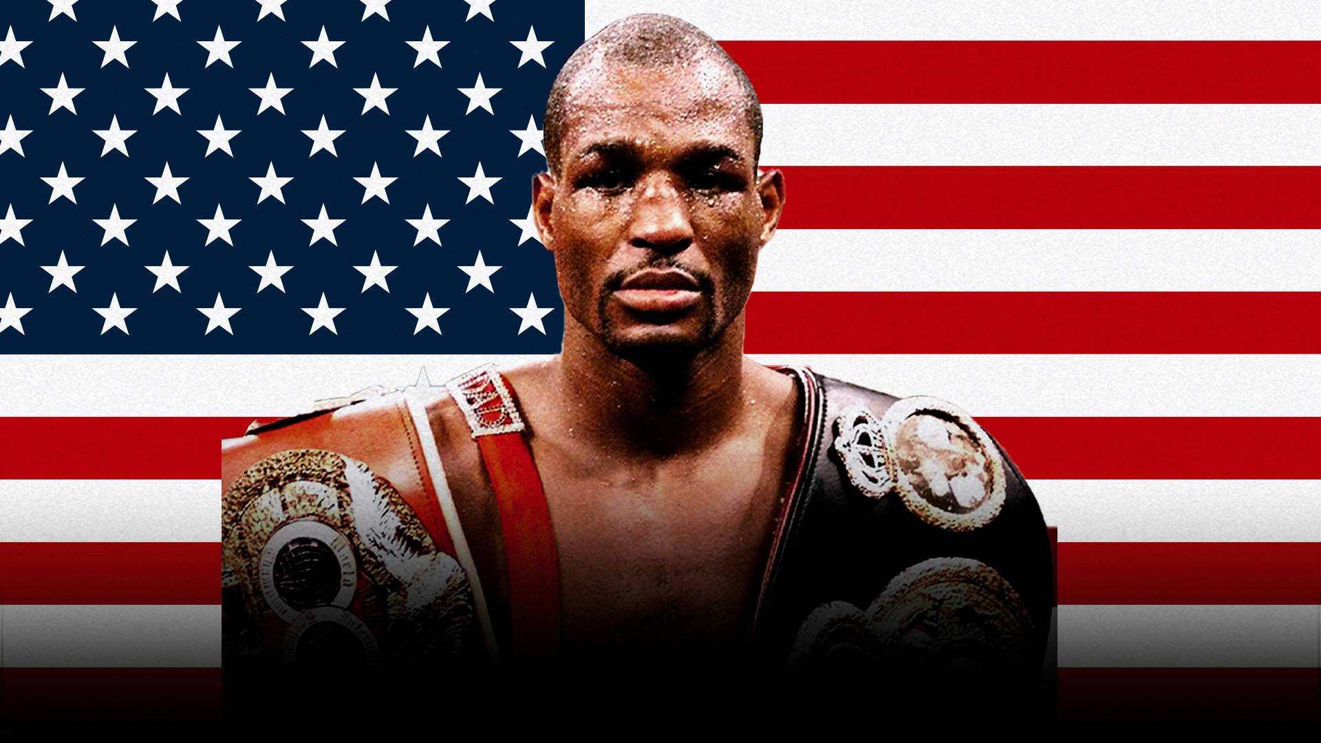 A Victorious Moment Of Bernard Hopkins Wallpaper