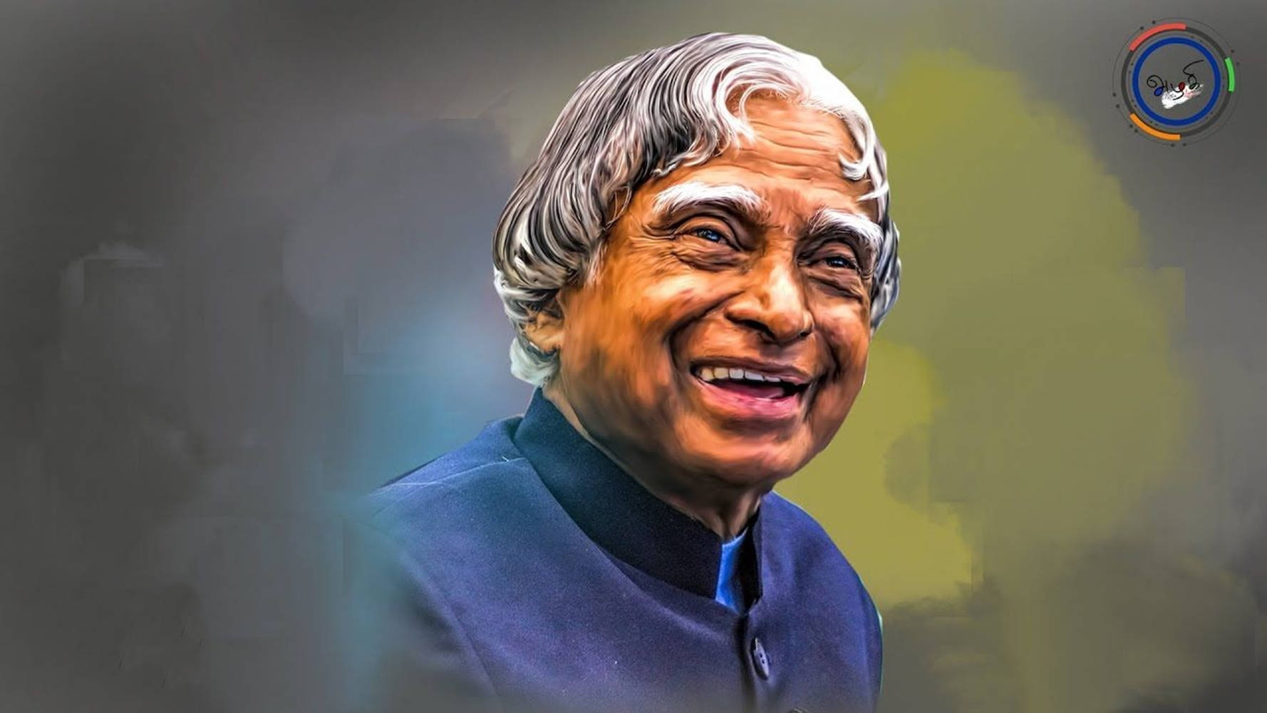 Abdul Kalam Hd Bright Smile Wallpaper