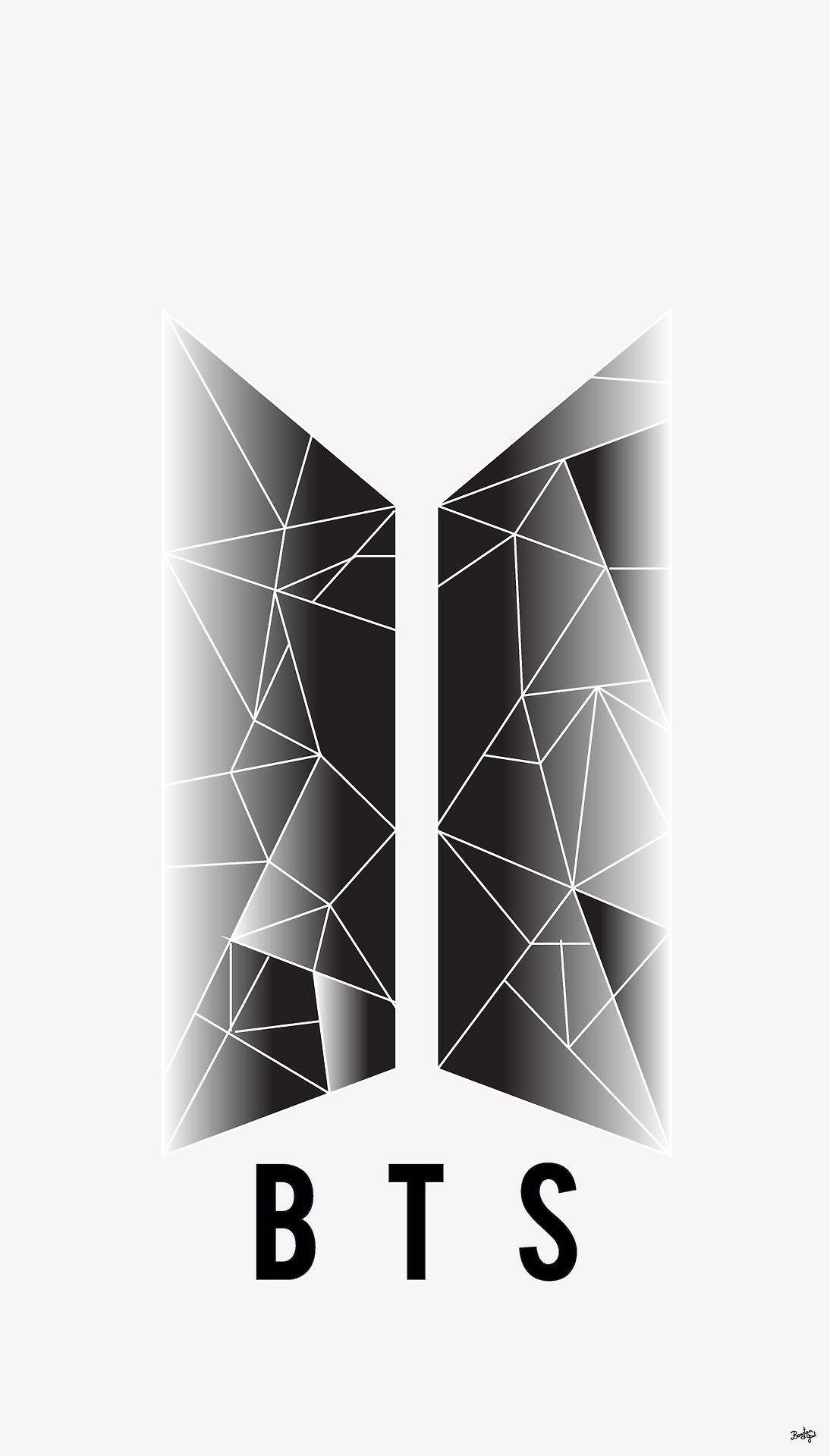 Abstract Bts Logo Wallpaper | WallpapersOK