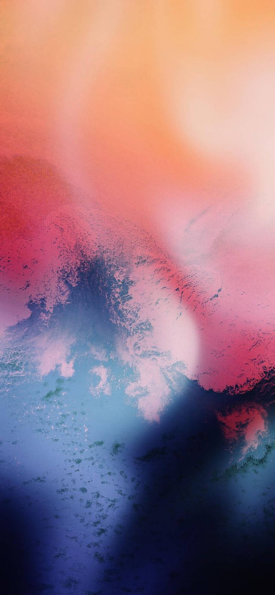 Abstract Paint Ios 16 Wallpaper