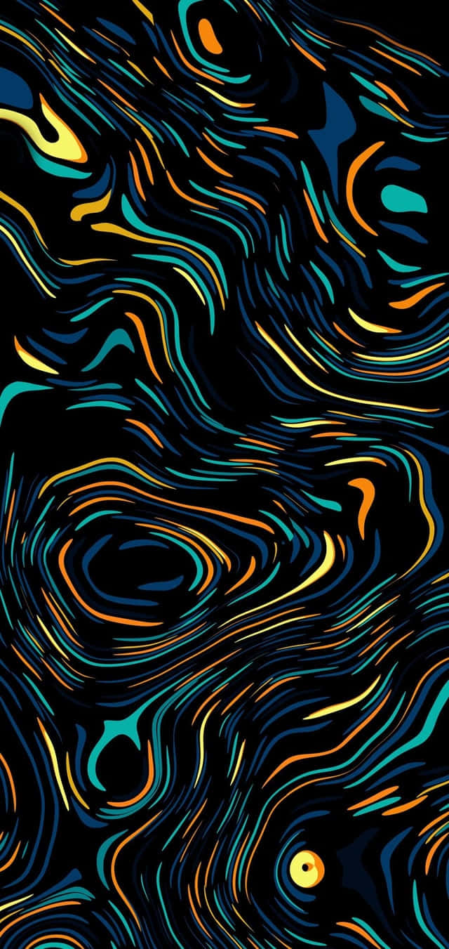 Abstract Vortex Pattern Wallpaper