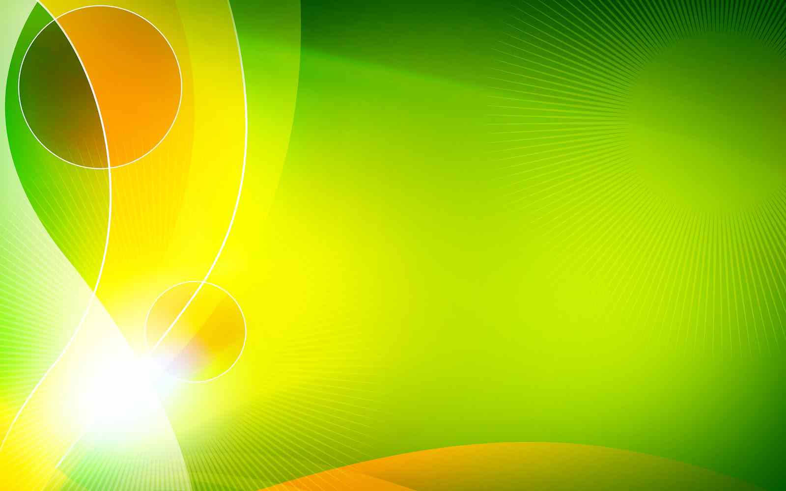 Abstract Yellow Green Background Wallpaper