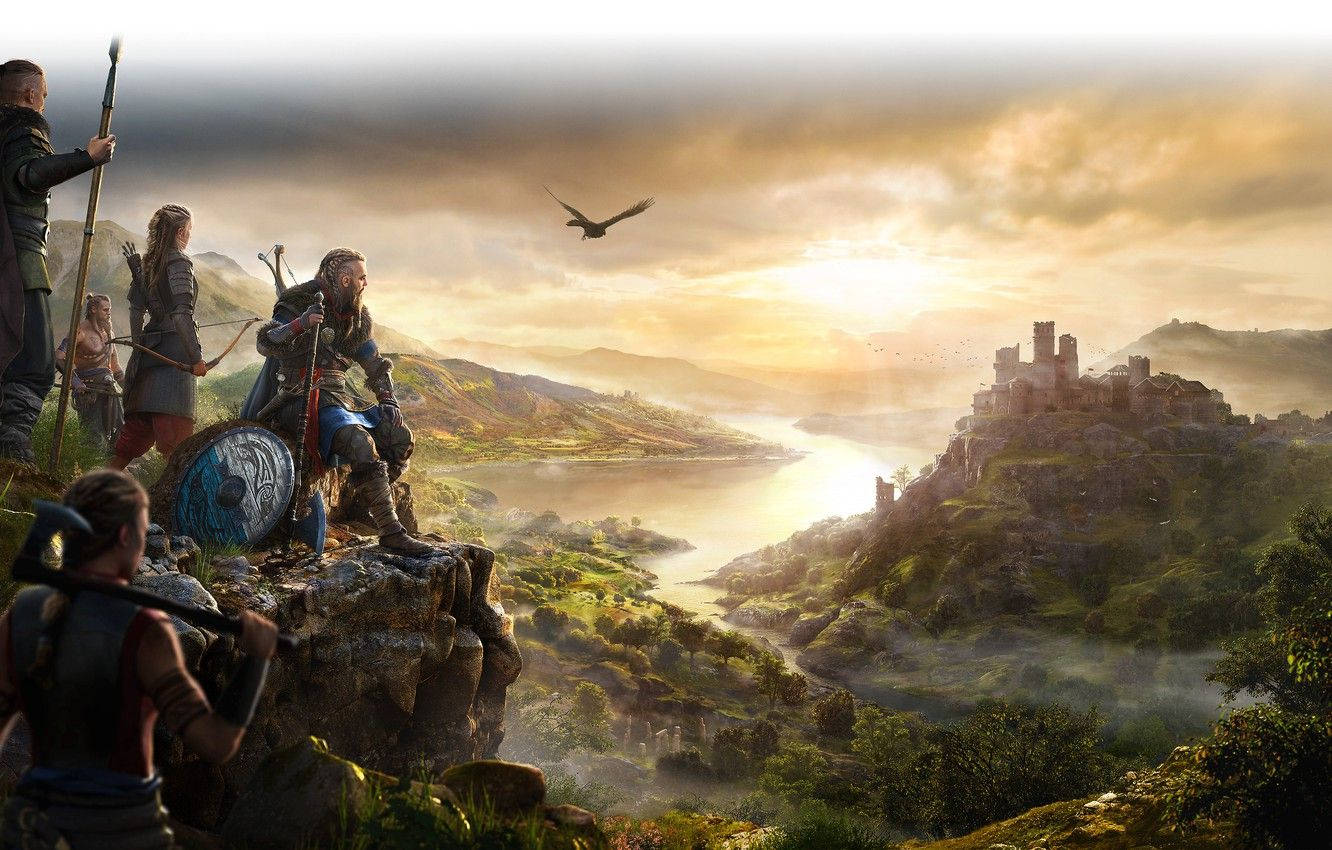 Ac Valhalla Vast Landscape Wallpaper