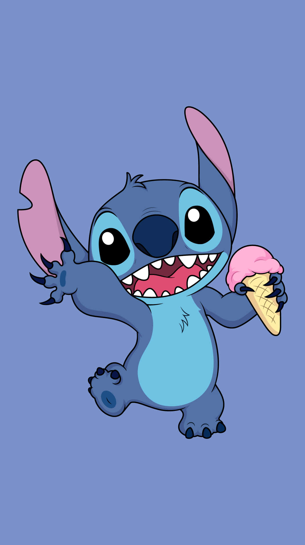 Add A Little Extra Fun To Your Work Routine With Stitch Computer. Wallpaper