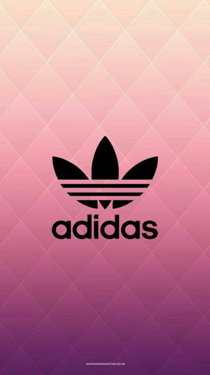 Adidas Pink Diamond Tiles Wallpaper