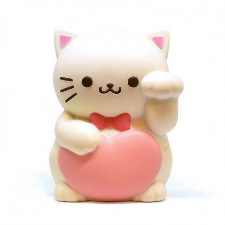 Admirable Maneki Neko Cat In Kawaii Style Wallpaper