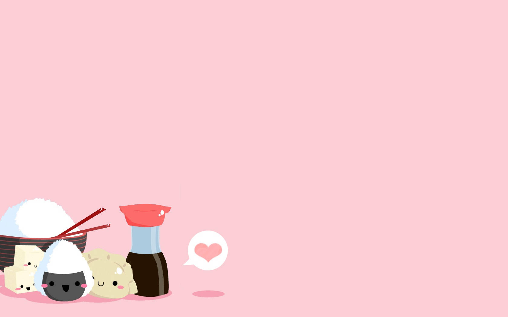 Aesthetic Anime Desktop Cute Japanese Food Wallpaper