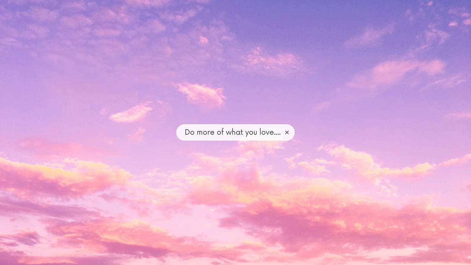 Aesthetic Cloud Desktop Quotes Wallpaper