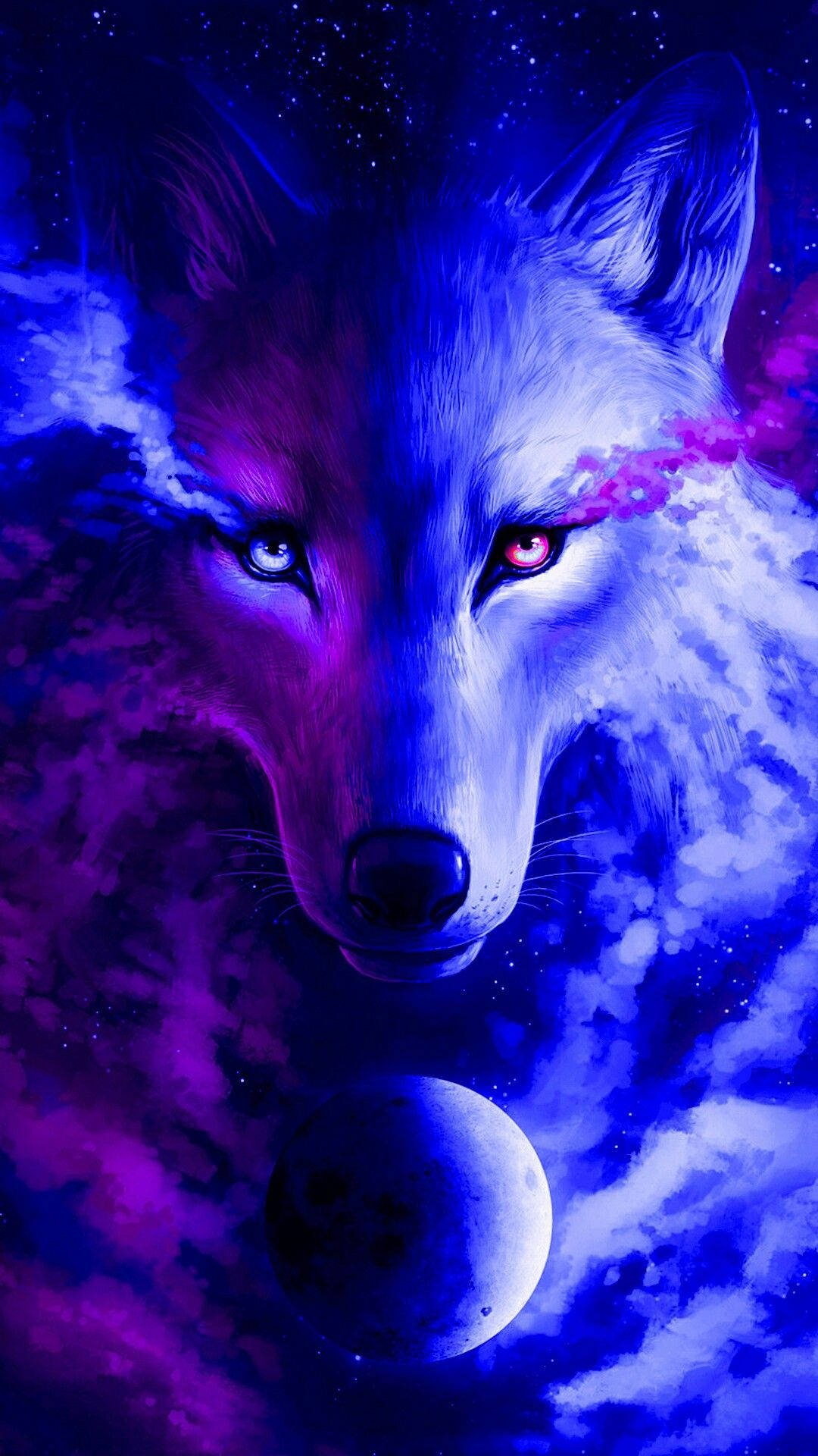 Wolf Galaxy Moon Wolf Galaxy Moon